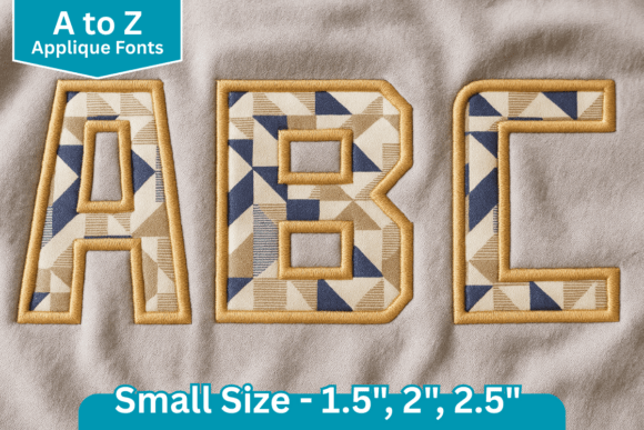 Arcade Stitch Applique Font Review