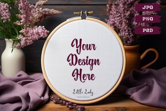 Cross Stitch Hoop Mockup Review