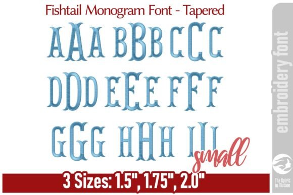 Fishtail Monogram Font: A Craft Fair Review