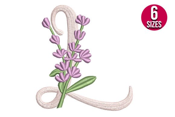 Lavender Font Letter L: A Holiday Embroidery Review
