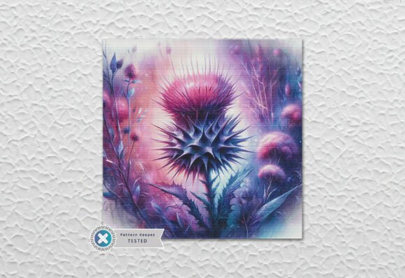 Review: Cross Stitch Pattern PDF Thistle Flower