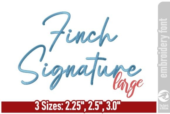 Review: Finch Signature Embroidery Font - L