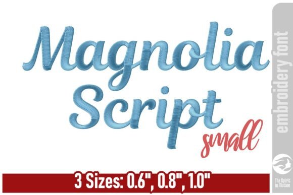 Review: Magnolia Script Embroidery Font - Small