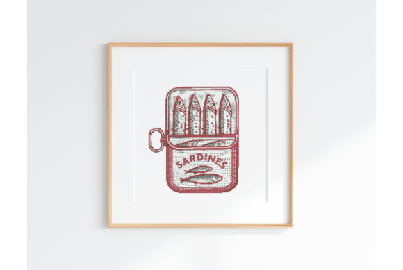 Review: Sardine Can Cross Stitch Pattern for Modern Makers