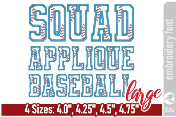 Reviewing Squad Applique Baseball Font for Real Projects