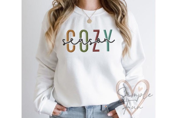 Reviewing the COZY Season Embroidery Design