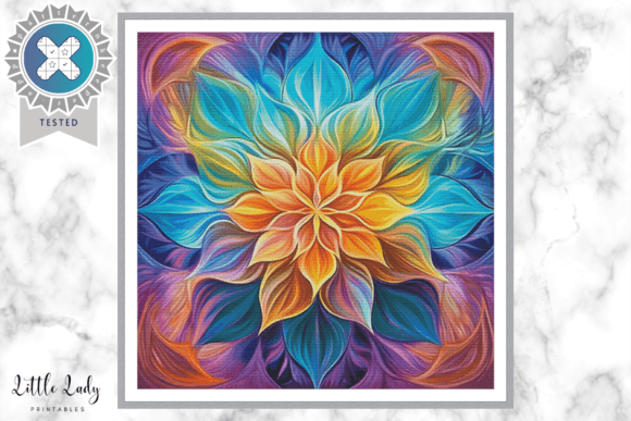 Reviewing the Rainbow Mandala for Holiday Stitching