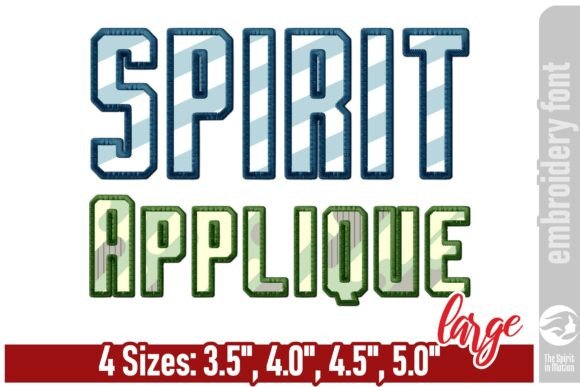 Spirit Applique Embroidery Font Review